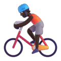 Person Biking Emoji Microsoft-teams