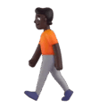 Person Walking Emoji Microsoft-teams