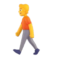 Person Walking Emoji Microsoft-teams