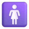 Womens Room Emoji Microsoft-teams