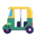 Auto Rickshaw Emoji Microsoft-teams