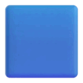 Large Blue Square Emoji Microsoft-teams