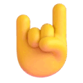 Sign Of The Horns Emoji Microsoft-teams