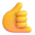 Call Me Hand Emoji Microsoft-teams