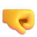 Right Facing Fist Emoji Microsoft-teams