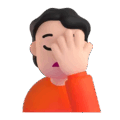 Person Facepalming Emoji Microsoft-teams