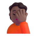 Person Facepalming Emoji Microsoft-teams