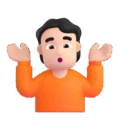 Person Shrugging Emoji Microsoft-teams