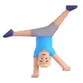 Man Cartwheeling Emoji Microsoft-teams
