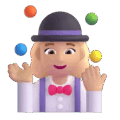 Woman Juggling Emoji Microsoft-teams