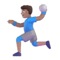 Man Playing Handball Emoji Microsoft-teams