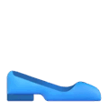 Flat Shoe Emoji Microsoft-teams