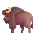 Bison Emoji Microsoft-teams