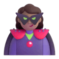 Woman Supervillain Emoji Microsoft-teams