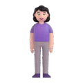 Woman Standing Emoji Microsoft-teams
