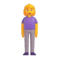Woman Standing Emoji Microsoft-teams