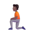 Person Kneeling Emoji Microsoft-teams
