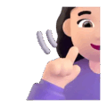 Deaf Woman Emoji Microsoft-teams