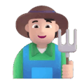 Farmer Emoji Microsoft-teams