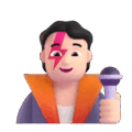 Singer Emoji Microsoft-teams