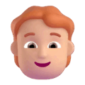 Person Red Hair Emoji Microsoft-teams