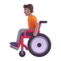Person In Manual Wheelchair Emoji Microsoft-teams