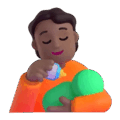Person Feeding Baby Emoji Microsoft-teams