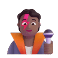 Singer Emoji Microsoft-teams