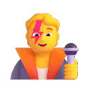 Singer Emoji Microsoft-teams