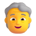 Older Person Emoji Microsoft-teams