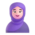 Person With Headscarf Emoji Microsoft-teams