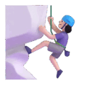 Woman Climbing Emoji Microsoft-teams