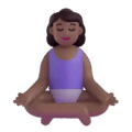 Woman In Lotus Position Emoji Microsoft-teams