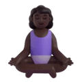 Woman In Lotus Position Emoji Microsoft-teams
