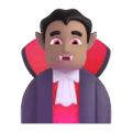 Man Vampire Emoji Microsoft-teams