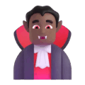 Man Vampire Emoji Microsoft-teams