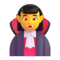 Woman Vampire Emoji Microsoft-teams