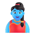 Woman Genie Emoji Microsoft-teams