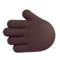 Leftwards Hand Emoji Microsoft-teams