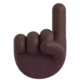 Index Pointing Up Emoji Microsoft-teams