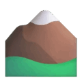 Mountain Emoji Microsoft-teams