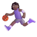 Woman Bouncing Ball Emoji Microsoft-teams