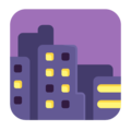 Cityscape At Dusk Emoji Windows