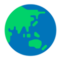 Globe Showing Asia Australia Emoji Windows