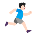 Man Running Facing Right Emoji Windows