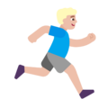 Man Running Facing Right Emoji Windows