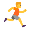 Person Running Facing Right Emoji Windows