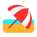 Beach With Umbrella Emoji Windows