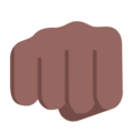 Oncoming Fist Emoji Windows
