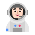 Man Astronaut Emoji Windows